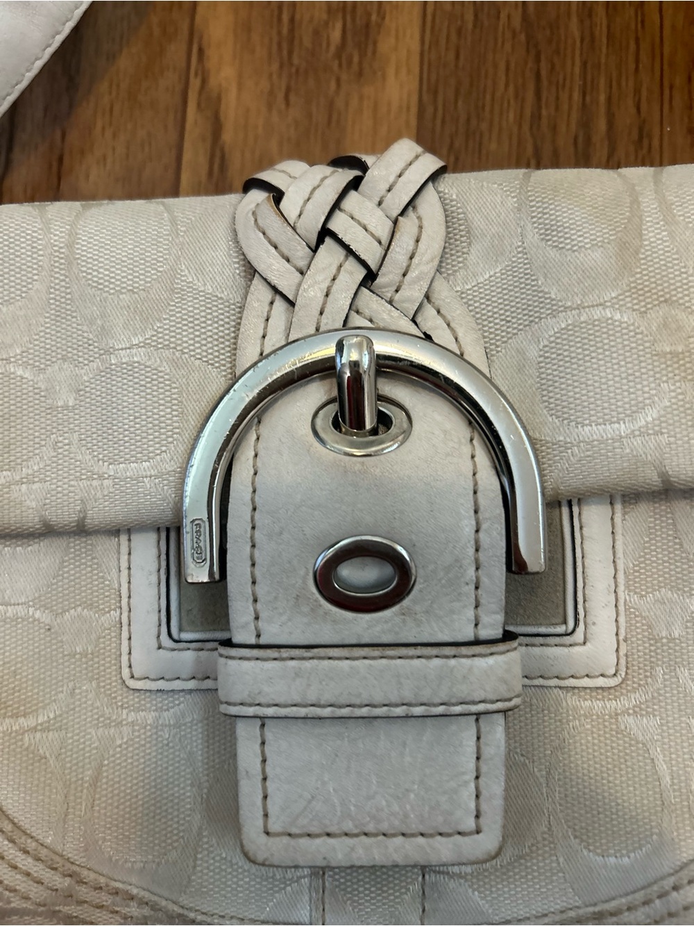 🔥Coach Vintage Signature Jacquard braided bag. - Picture 3 of 15